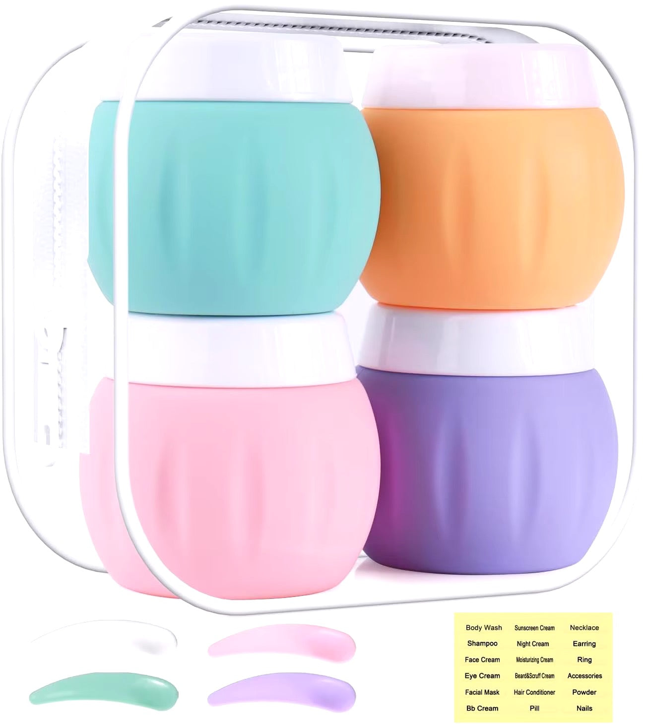 Flacons de voyage en silicone